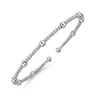 14K White Gold Bujukan Split Bangle