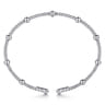 14K White Gold Bujukan Split Bangle
