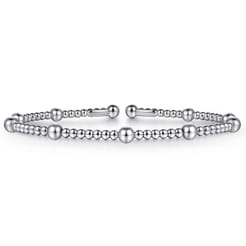14K White Gold Bujukan Split Bangle