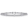 14K White Gold Bujukan Split Bangle