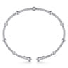 14K White Gold Bujukan Split Bangle