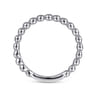 14K White Gold Bujukan Stackable Ring