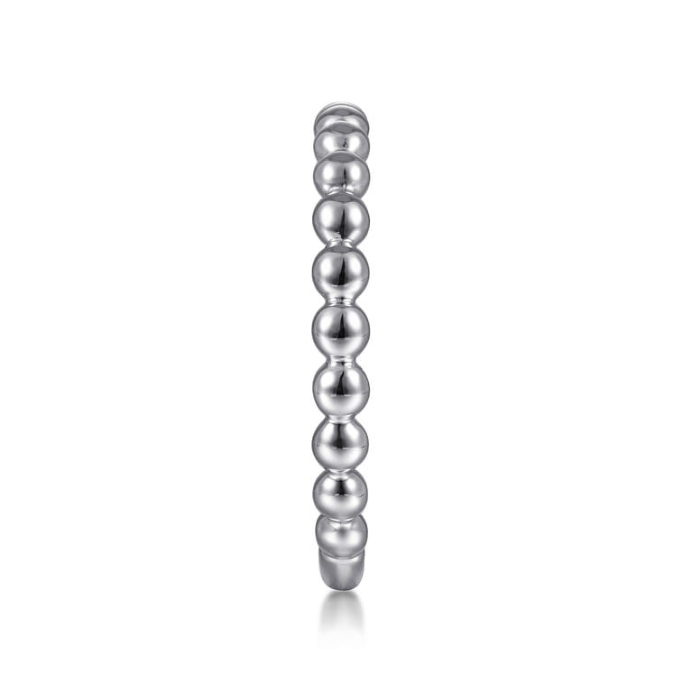 14K White Gold Bujukan Stackable Ring - Shot 4