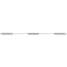 14K White Gold Chain Bracelet with Diamond Bar Stations - 0.3 ct