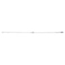 14K White Gold Chain Bracelet with Diamond Cross - 0.1 ct