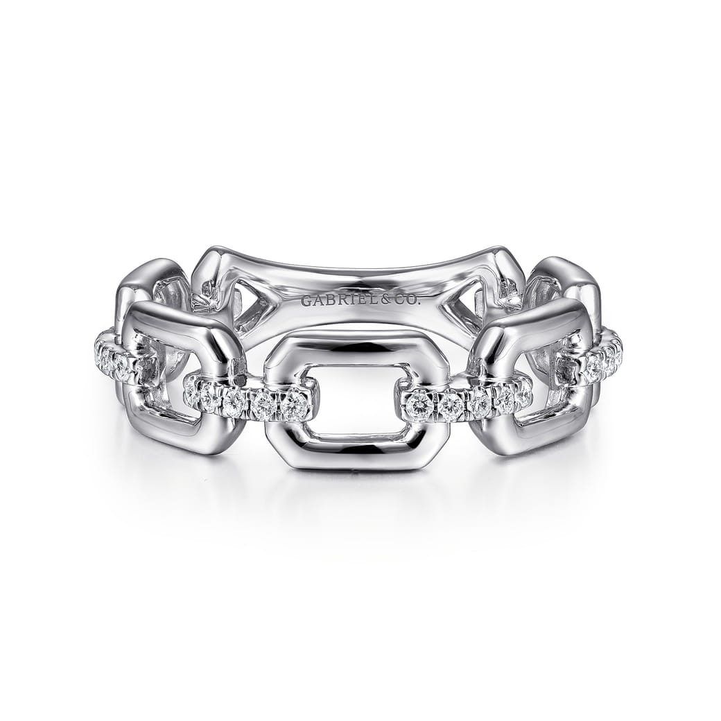 14k White Gold Stackable Stackable [Ring Type]. SKU LR51248W45JJ | Gabriel  & Co.