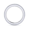 Eternity Band Wedding Ring in 14k White Gold with Round Natural Diamond at Gabriel & Co.