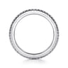 Eternity Band Wedding Ring in 14k White Gold with Round Natural Diamond at Gabriel & Co.