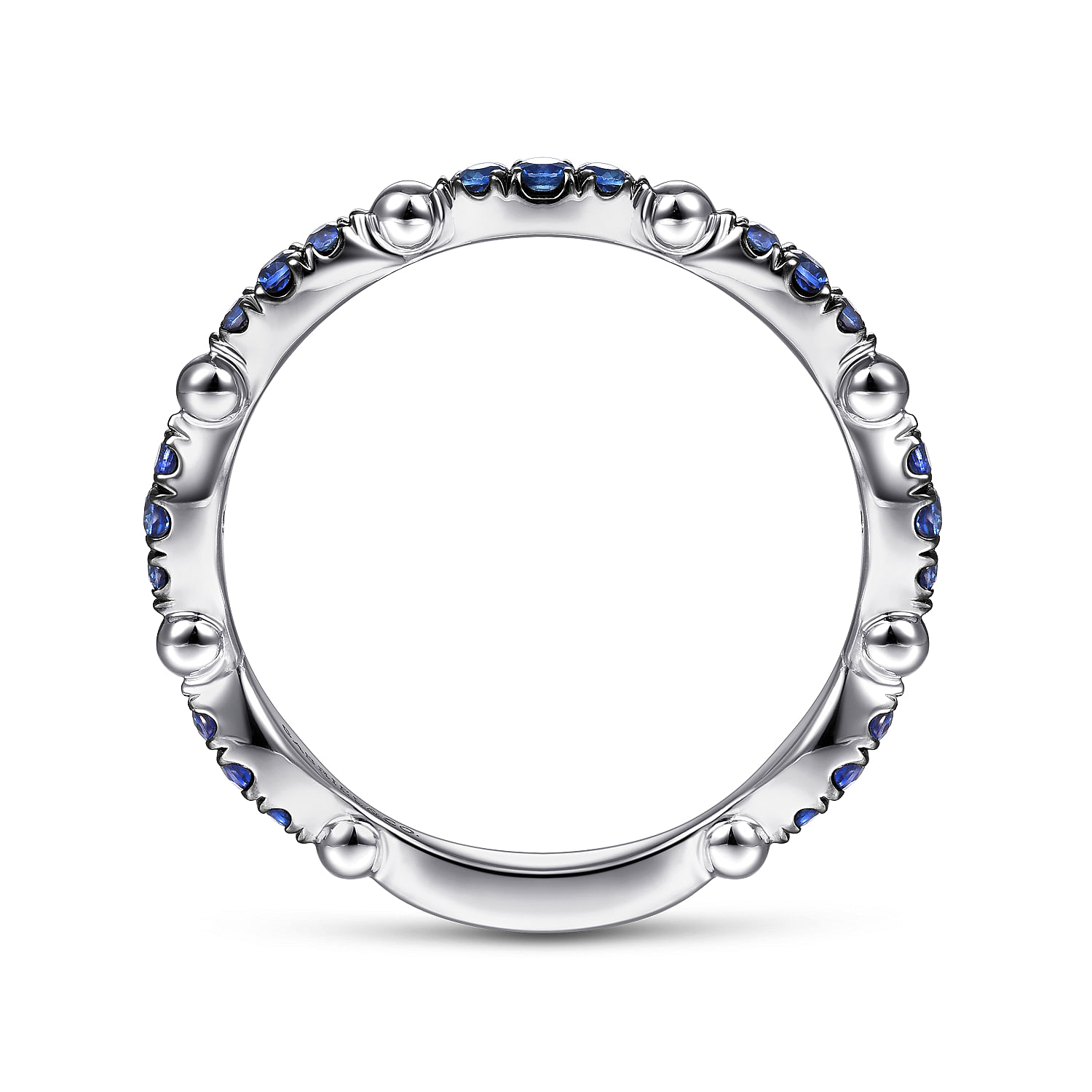 14K-White-Gold-Cluster-Sapphire-and-Bujukan-Ball-Stackable-Ring2