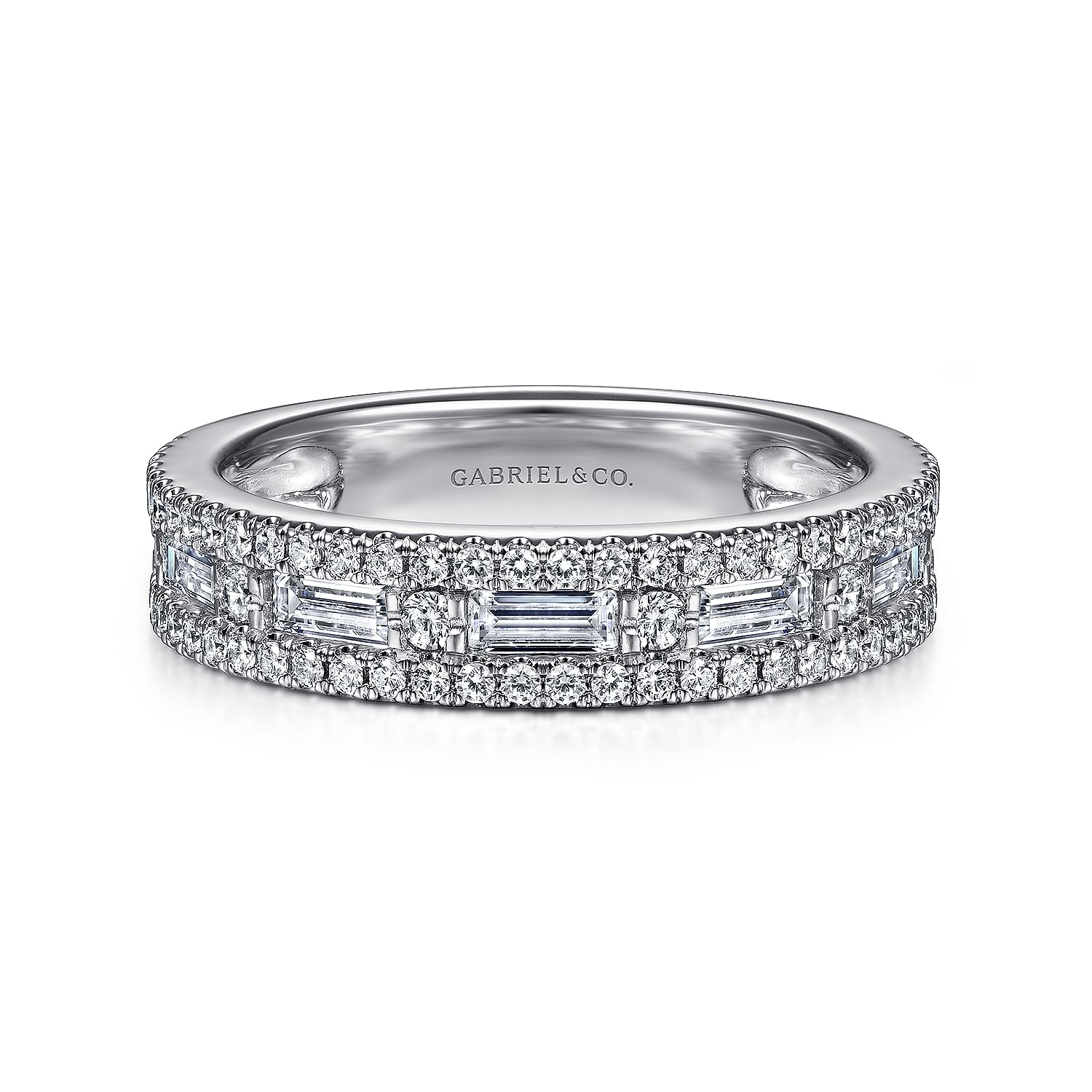 White gold deals anniversary band