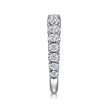 14K White Gold Diamond Anniversary Band