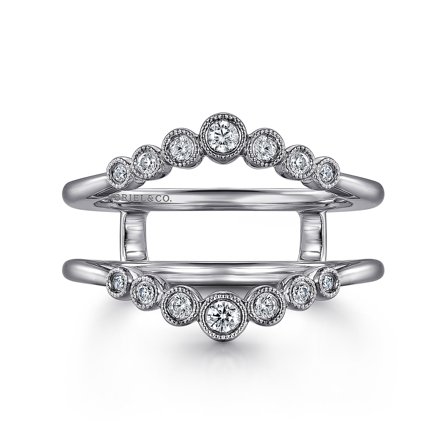 14K White Gold Diamond Anniversary Band