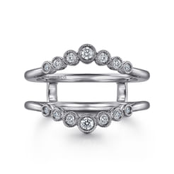 14K White Gold Diamond Anniversary Band