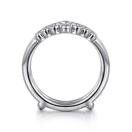 14K White Gold Diamond Anniversary Band