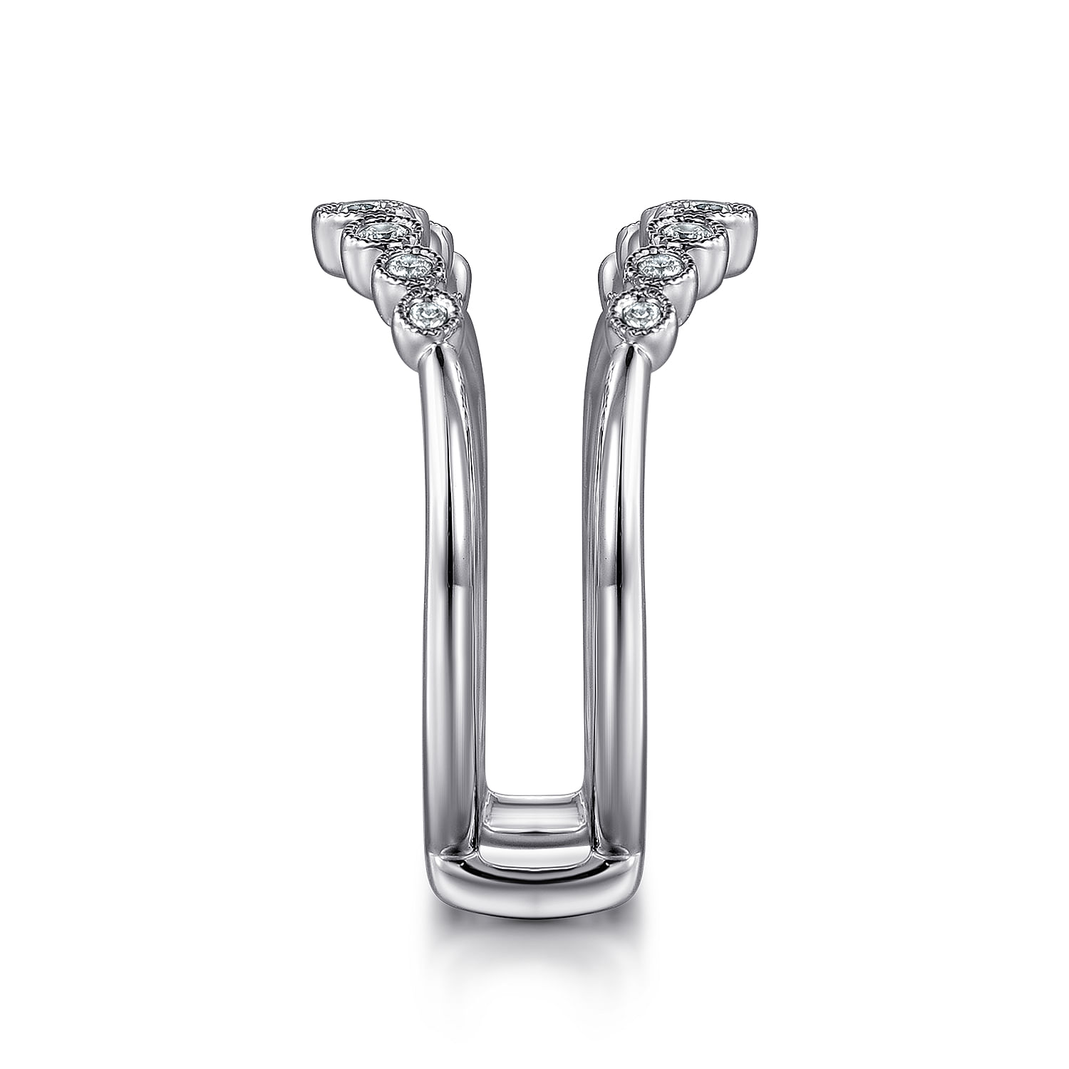 14K White Gold Diamond Anniversary Band