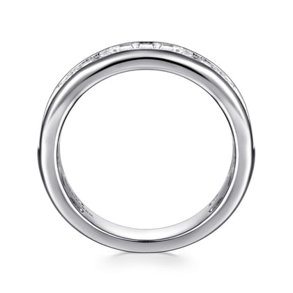 14K White Gold Diamond Anniversary Band