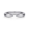 Open Ring Wedding Ring in 14k White Gold with   at Gabriel & Co.