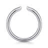 Open Ring Wedding Ring in 14k White Gold with   at Gabriel & Co.