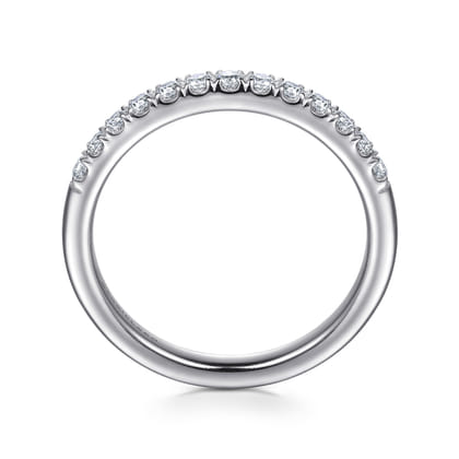 14K White Gold Diamond Anniversary Band