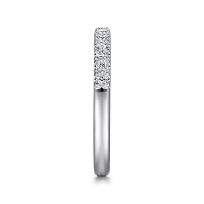 14K White Gold Diamond Anniversary Band