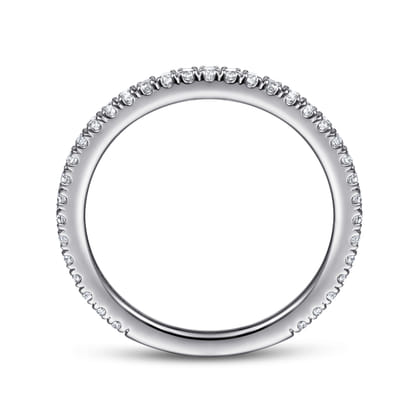 14K White Gold Diamond Anniversary Band