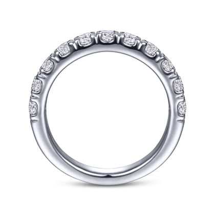 14K White Gold Diamond Anniversary Band