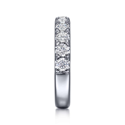 14K White Gold Diamond Anniversary Band