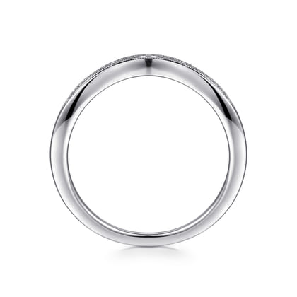 14K White Gold Diamond Anniversary Band