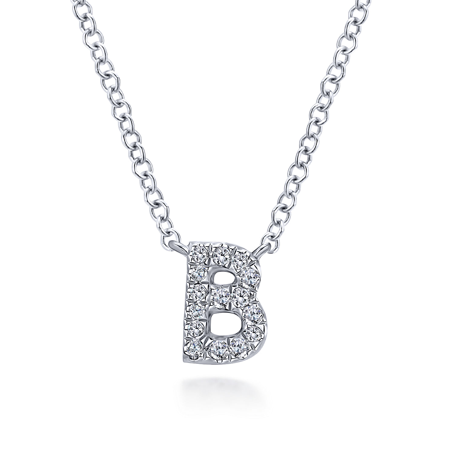 Diamond letter orders b pendant