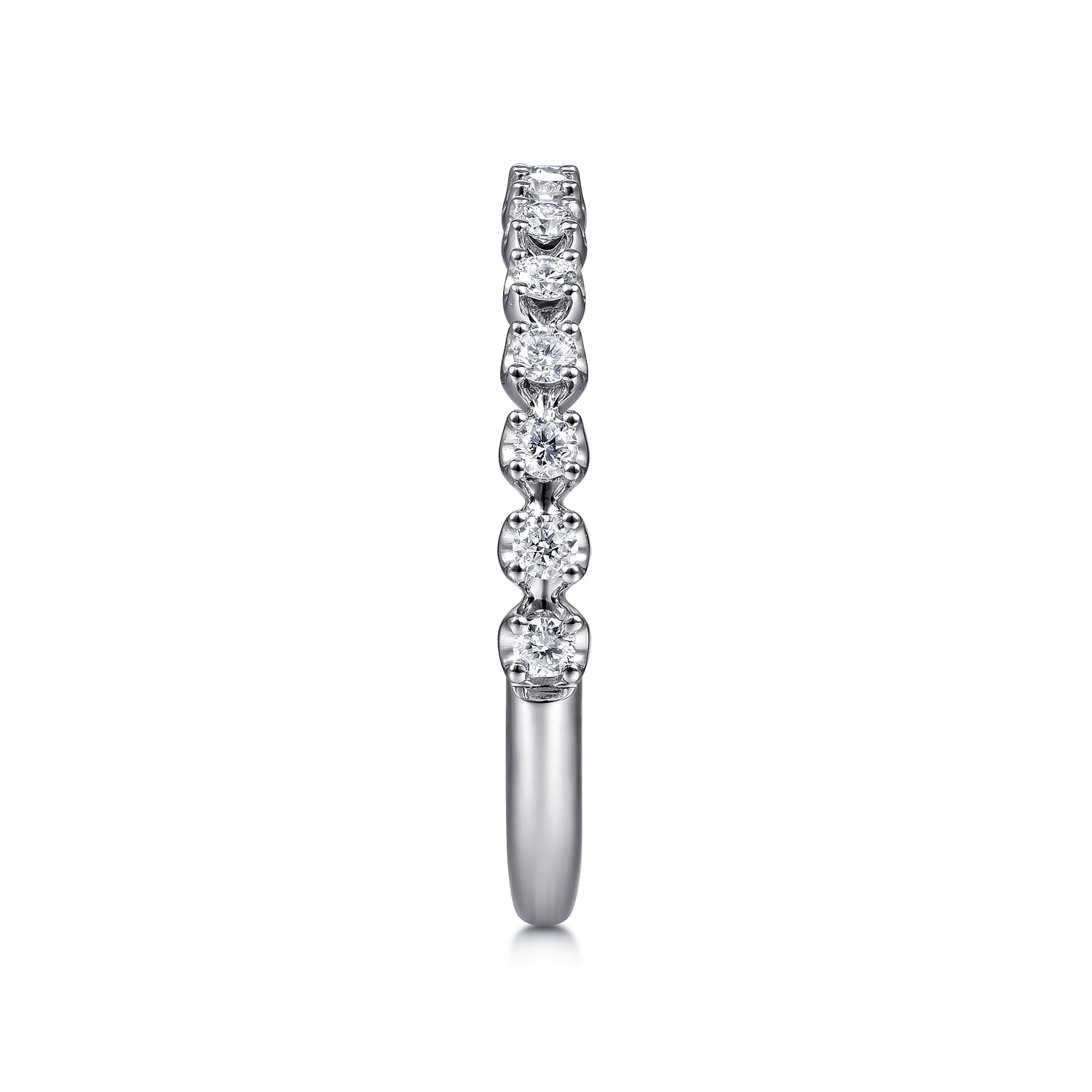 14K White Gold Diamond Band Ring - 0.25 ct - Shot 4