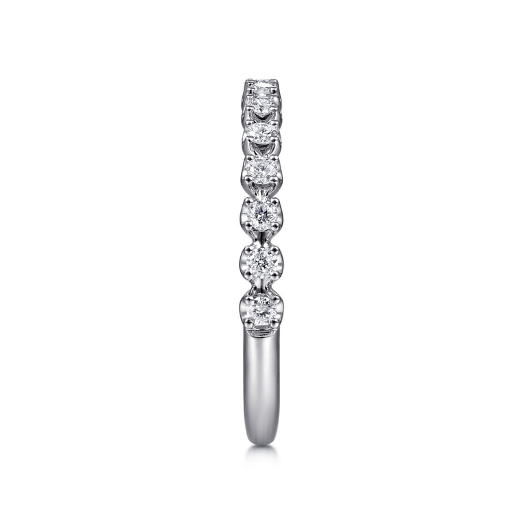 14K White Gold Diamond Band Ring - 0.25 ct - Shot 4