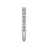 14K White Gold Diamond Band Ring - 0.25 ct