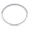 14K White Gold Diamond Bangle - 3.49 ct