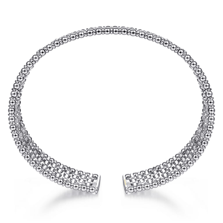 14K White Gold Diamond Bangle - 1.18 ct - Shot 3