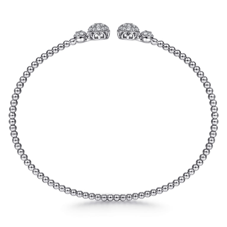 14K White Gold Diamond Bangle - 0.5 ct - Shot 3