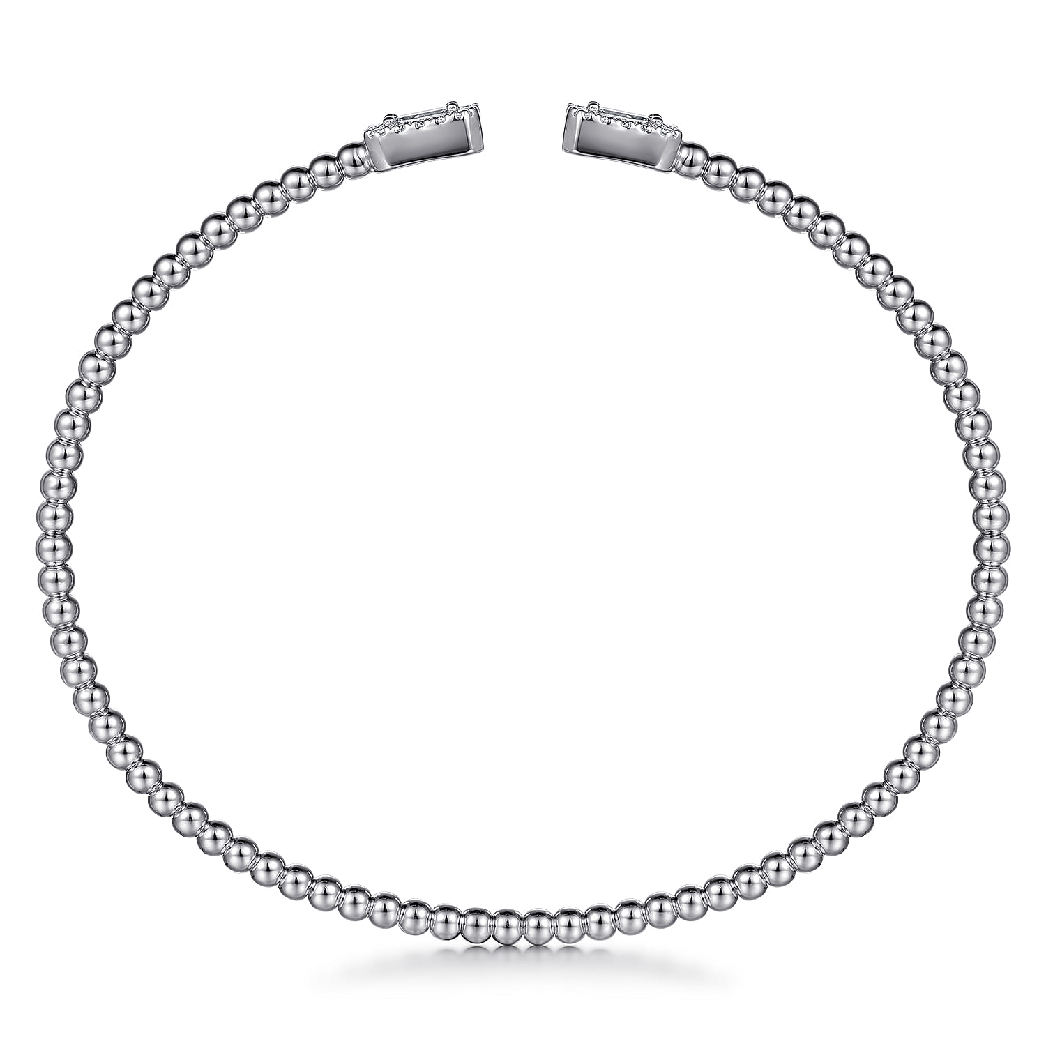 14K White Gold Diamond Bangle - 0.3 ct - Shot 3