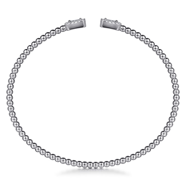 14K White Gold Diamond Bangle - 0.3 ct - Shot 3