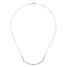14K White Gold Diamond Classic Necklace - 0.4 ct