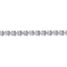 14K White Gold Diamond Classic Tennis Bracelet - 4.05 ct