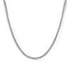 14K White Gold Diamond Classic Tennis Necklace - 4.05 ct
