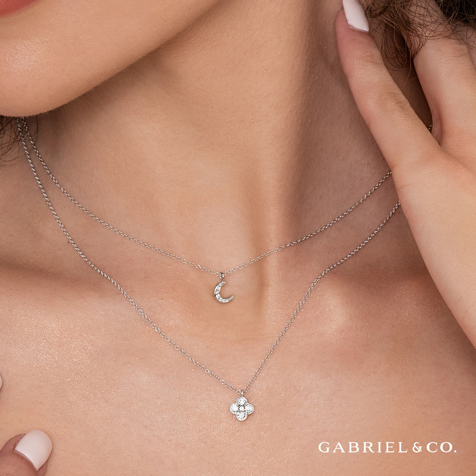 Clover Necklace | Designer Clover Necklaces - Gabriel & Co.