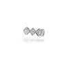 14K White Gold Diamond Cuff Earring - 0.15 ct