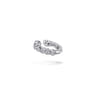 14K White Gold Diamond Cuff Earring - 0.15 ct