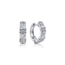 14K White Gold Diamond Earrings - 1.2 ct