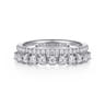 14K White Gold Diamond Easy Stackable Ring - 0.4 ct