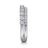 14K White Gold Diamond Easy Stackable Ring - 0.4 ct