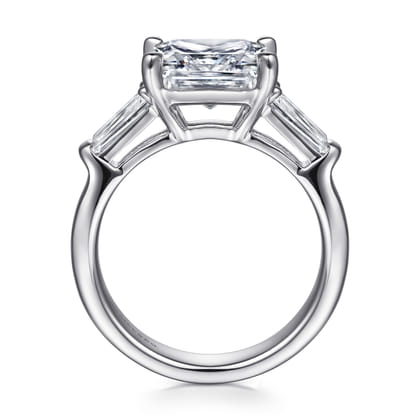 14K White Gold Diamond Engagement Ring