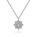 14K-White-Gold-Diamond-Flower-Pendant-Necklace1