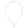 14K White Gold Diamond Heart Pendant Necklace - 0.07 ct