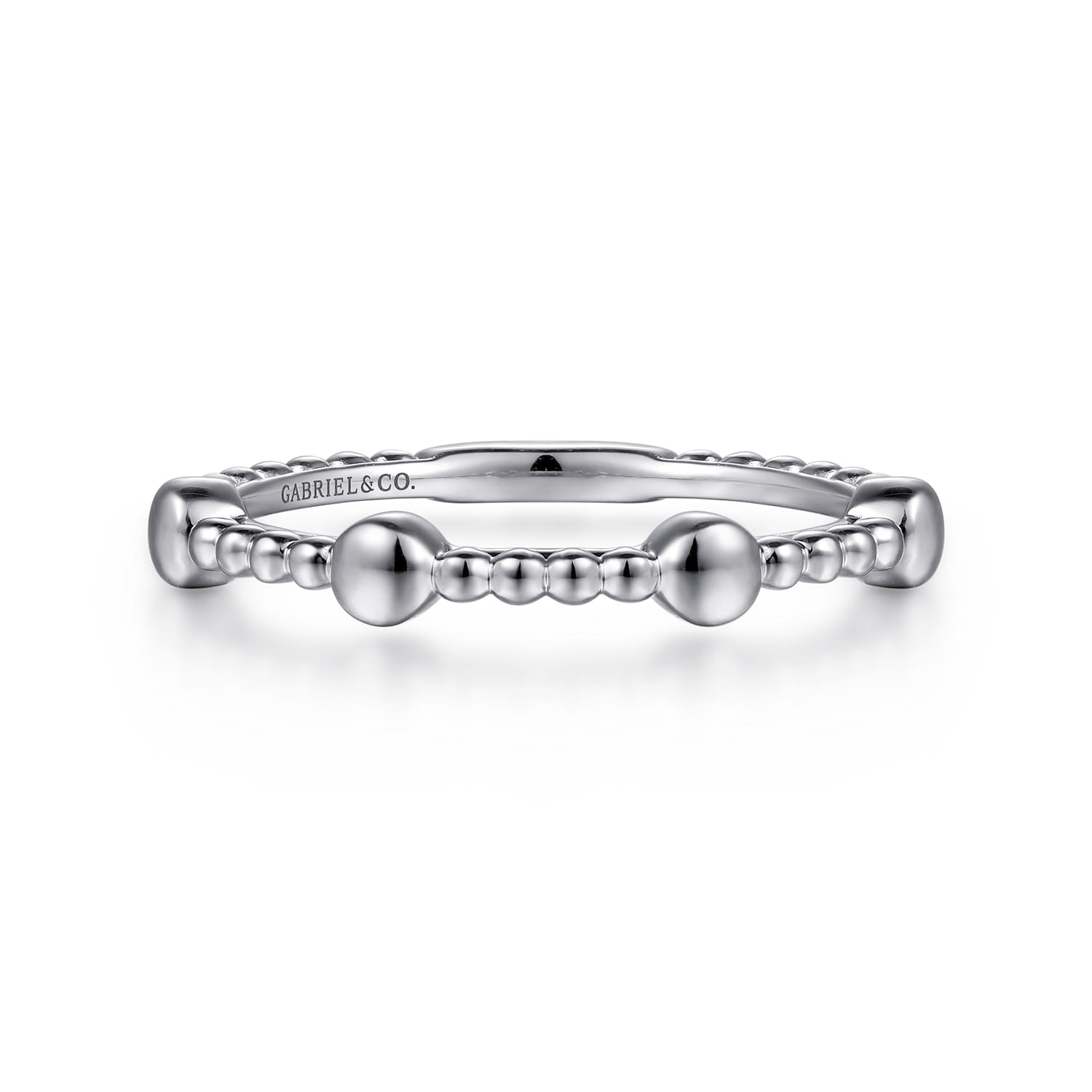14K White Gold Diamond Ladies Ring - Shot 1